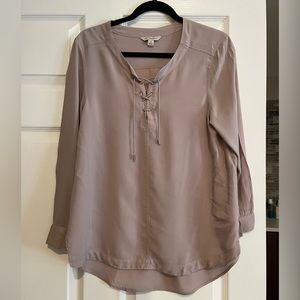 Calvin Klein size M rayon dress shirt. Can he dressed up or down.